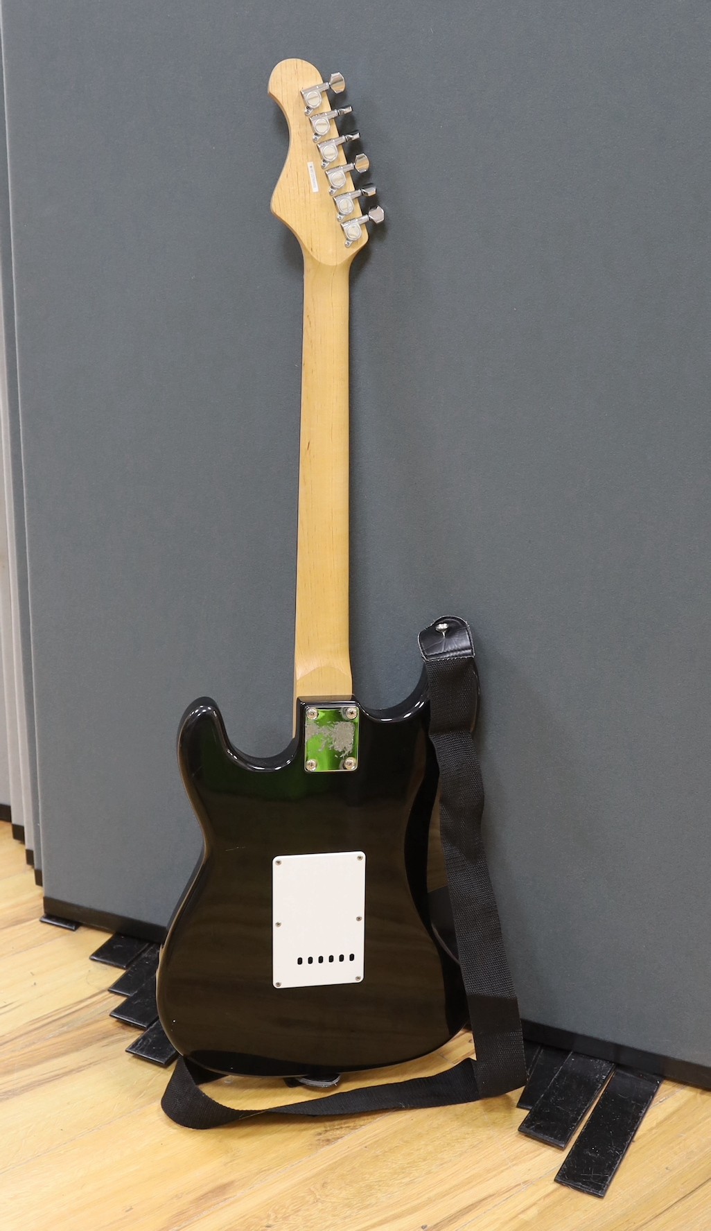 An Elevation electric guitar and soft case